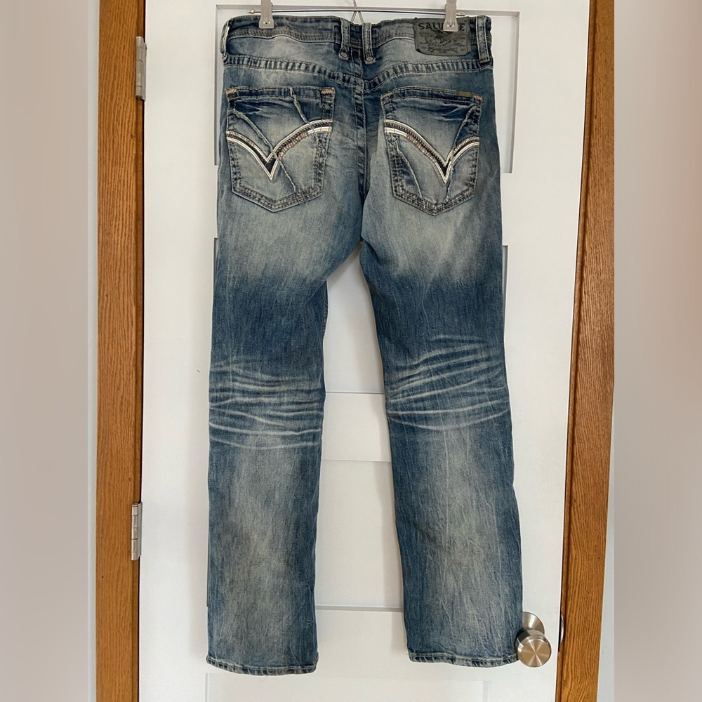 Salvage Supply Jeans - 
Mayhem Straight Regular Fit, 31R